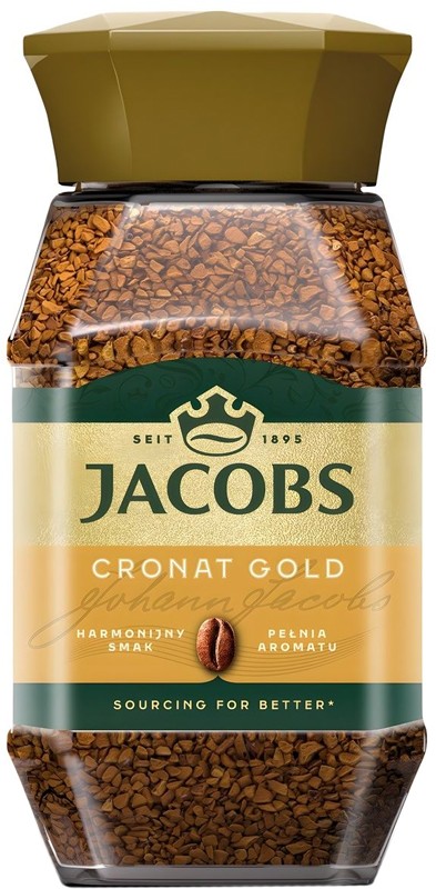 Кава розчинна Jacobs Cronat Gold у скляній банці 100 г