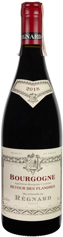 Вино Regnard Bourgogne Retour des Flandres красное сухое 13% 0,75л