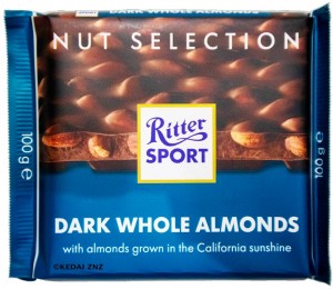 Шоколад Ritter Sport з мигдалем 100 г