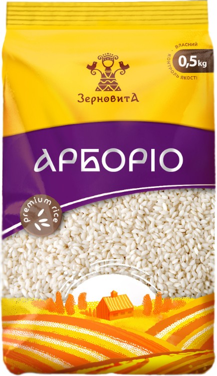 Рис Арборіо Зерновита 500 г 