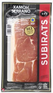 Хамон Subirants Serrano вакуум 100 г