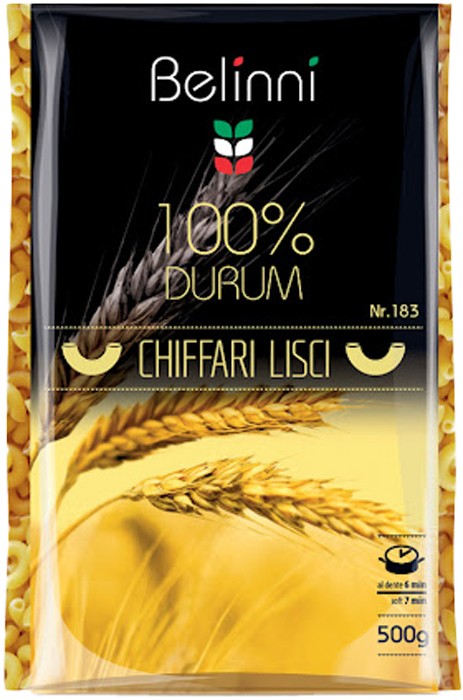 Макароны Belinni Chiffari lisci №183 Рожки особые 500 г