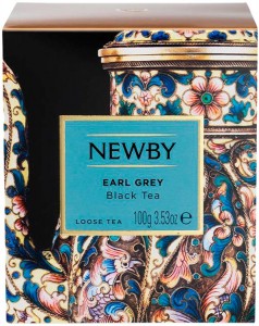 Чай чорний крупнолистовий Newby Earl Grey 100 г