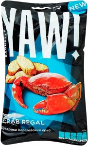 Сухарики Yaw со вкусом краба 60 г