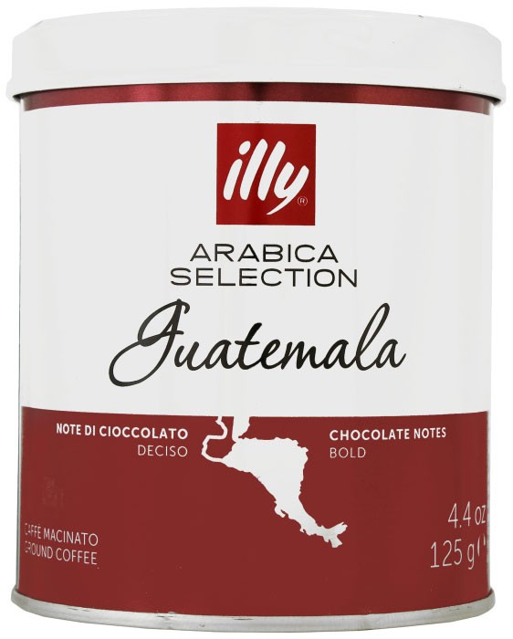 Кофе молотый моноарабика Illy Guatemala 125 г ж/б Италия
