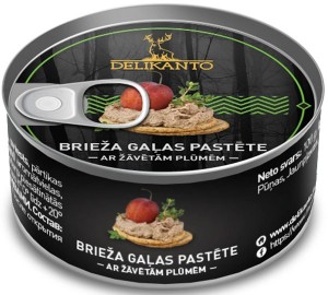 Паштет із м'яса оленя з чорносливом ТМ Delikanto з/б 100г