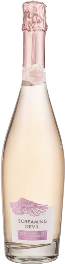 Игристое вино Screaming Devil Mediterranee Brut Rose розовое брют 12,5% 0,75 л