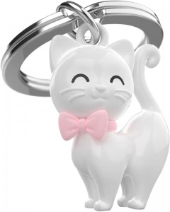 Брелок Metalmorphose White Cat