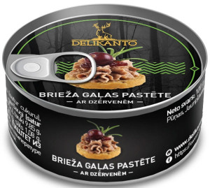 Паштет із м'яса оленя з журавлиною ТМ Delikanto з/б 100г
