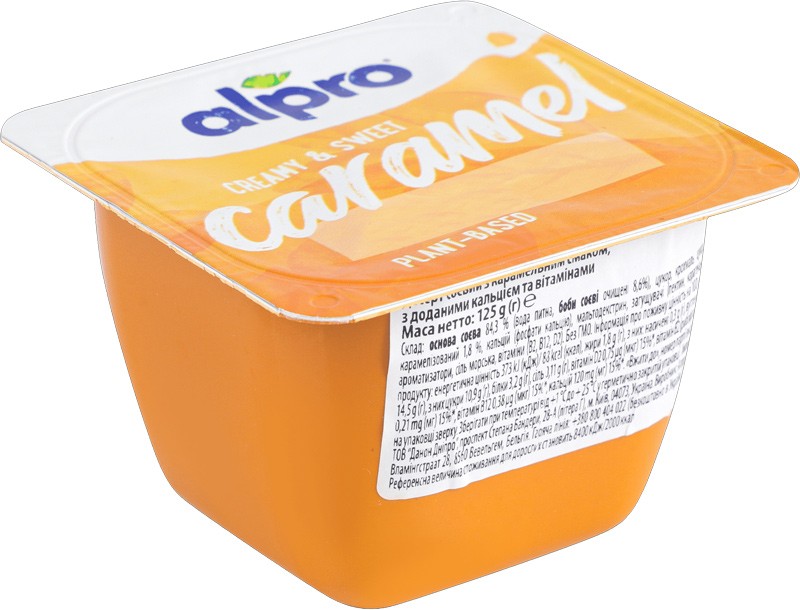 Десерт Alpro соєвий з карамельним смаком 125г
