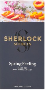 Чай Sherlock Secrets Spring feeling с тимьяном и ароматом персика 22*1.8г/уп