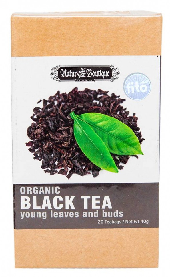 Чай органический черный 20пак Natur Boutique