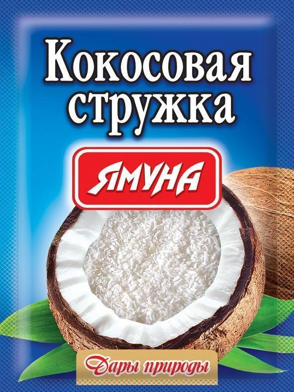 Кокосова стружка біла 25г Ямуна