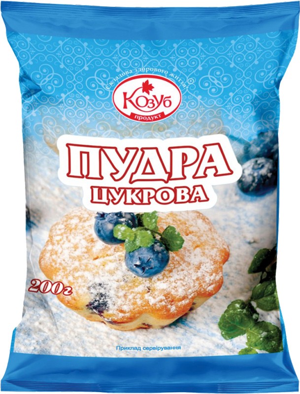 Цукрова пудра Козуб продукт 200 г