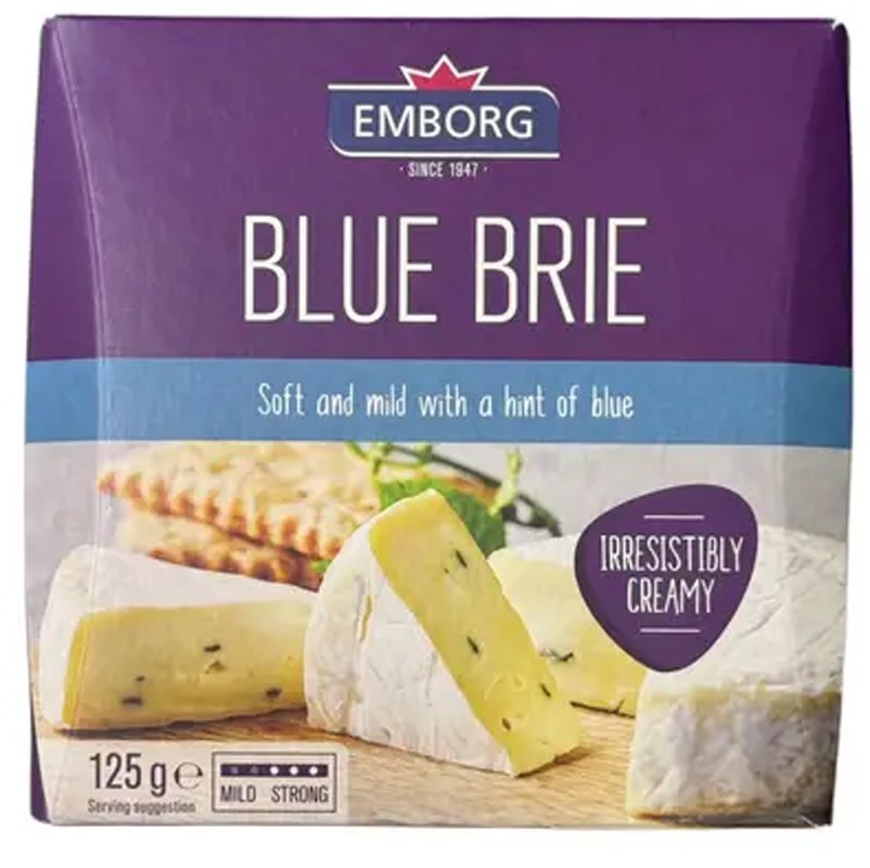 Сыр Emborg Blue Brie 60% 125 г