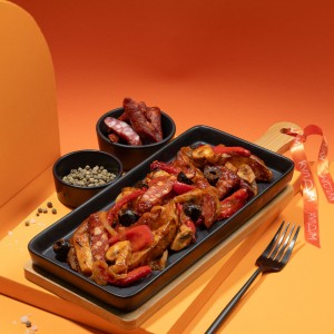 Картофель запеченный по-охотничьи