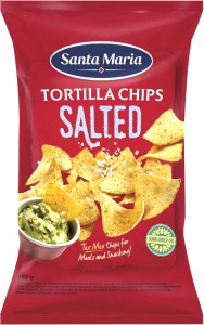 Чипсы кукурузные Santa Maria Tortilla Соленые 185 г