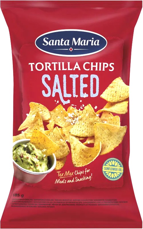 Чипсы кукурузные Santa Maria Tortilla Соленые 185 г