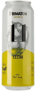 Пиво Primator Lezak 11 світле фільтроване 4,7% 0,5 л
