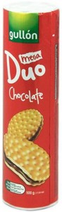 Печиво Gullon Duo Mega з шоколадним кремом 500 г 