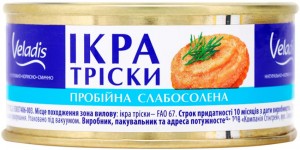 Ікра Тріски Пробійна Veladis 100 г
