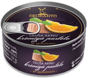 Паштет із печінки кролика з апельсином ТМ Delikanto 100 г