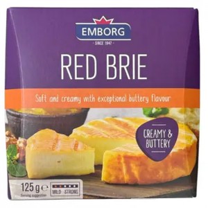 Сир Emborg Red Brie 60% 125 г