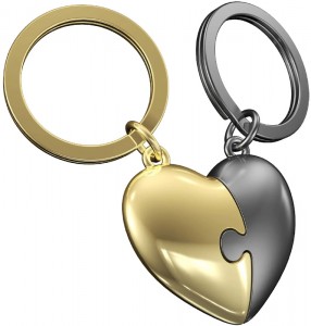 Брелок Metalmorphose Puzzle Heart