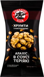 Арахис Hokkaido Club жареный в соусе Терияки 60 г