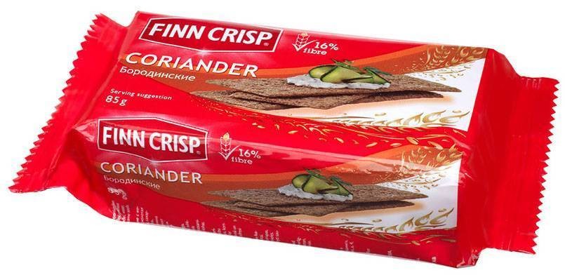 Хлебцы Finn Crisp бородинские ржаные с кориандром 85г