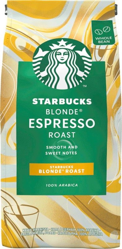 Кава Starbucks Espresso Blonde в зернах 200 г. 
