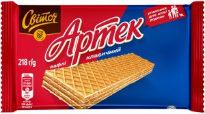 Вафлі Світоч Артек Класичний 218г
