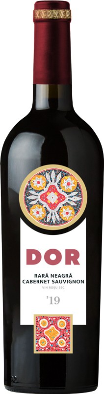 Вино Bostavan DOR Rara Neagra&Cabernet Sauvignon красное сухое 13,5% 0,75 л