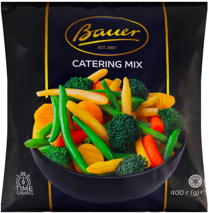 Суміш овочева Bauer Catering Mix швидкозаморожена 400г