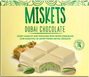 Білий шоколад Miskets Dubai Chocolate 100 г