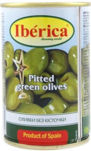 Оливки зеленые б/к Iberica 300 г ж/б