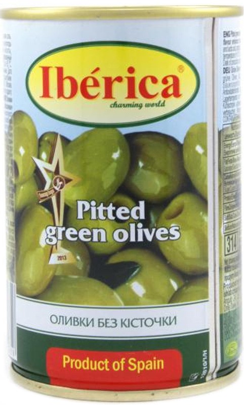 Оливки зеленые б/к Iberica 300 г ж/б