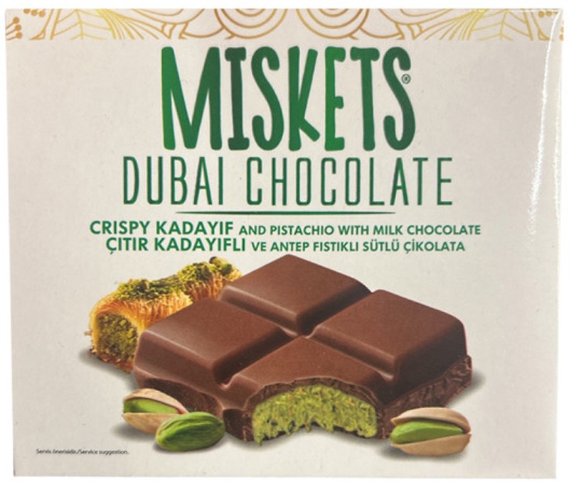 Молочный шоколад Miskets Dubai Chocolate 100 г