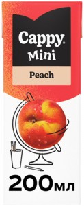 Нектар Cappy Mini Персик 200 мл