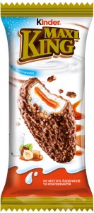 Вафли Kinder Maxi King с молочно-карамельной начинкой 35г