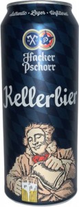 Пиво Hacer-Pschorr Kellerbier 5.5% 0,5л ж/б Германия