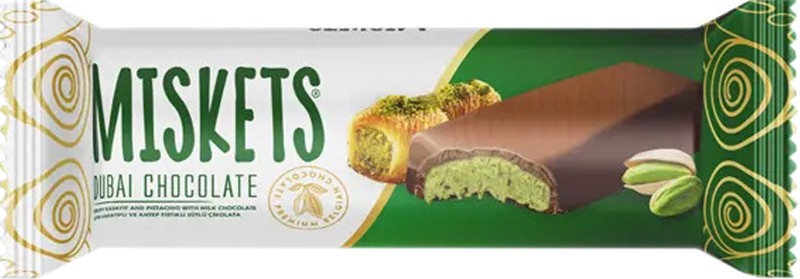 Молочный шоколад Miskets Dubai Chocolate 25 г