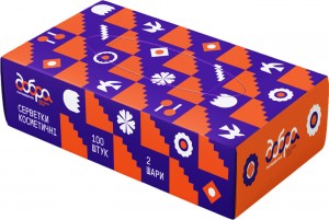 Салфетки косметические Добра господарочка 100шт/уп