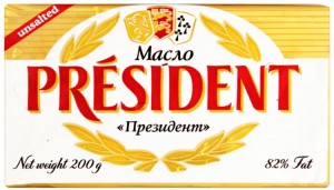 Масло сливочное President 82% 200 г
