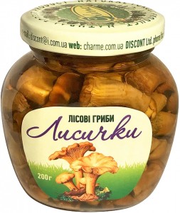 Грибы лисички Шарм консервированные 200 г