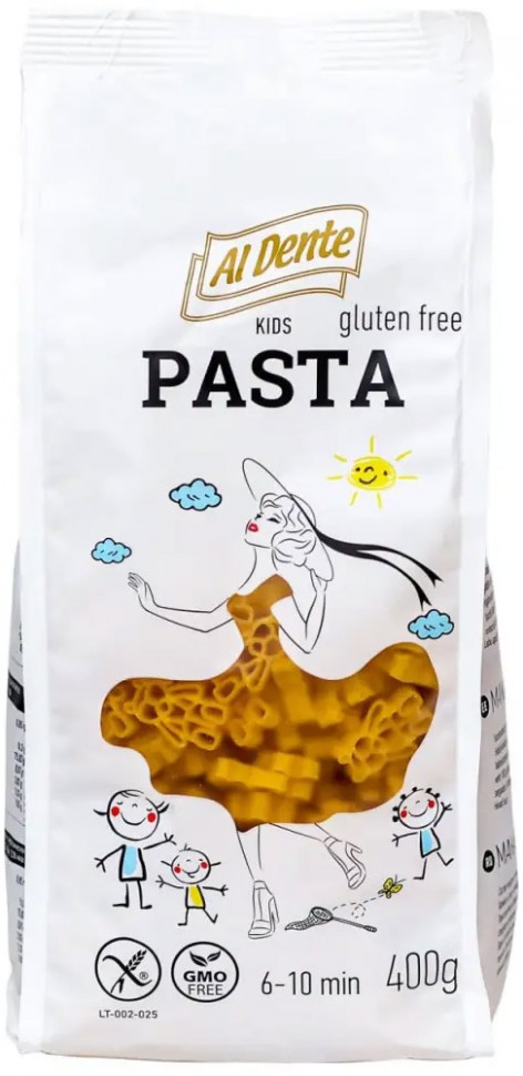 Макарони Al Dente дитячі без глютену 400 г