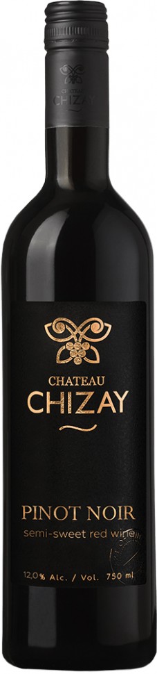 Вино Chateau Chizay Pinot Noir красное полусладкое 9-13% 0,75л