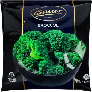 Брокколи Bauer быстрозамороженная 400г
