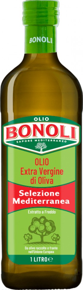 Масло оливковое Bonoli Selezione Meditterranea Extra Virgin 1 л