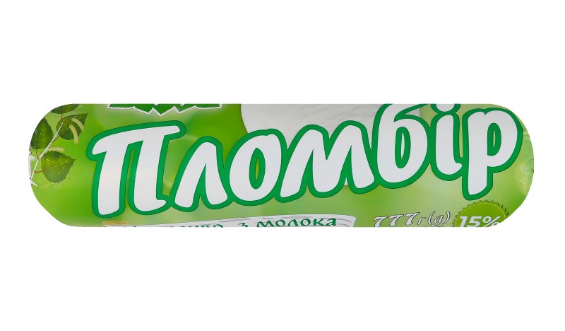 Морозиво Біла Береза пломбір 15% 777г